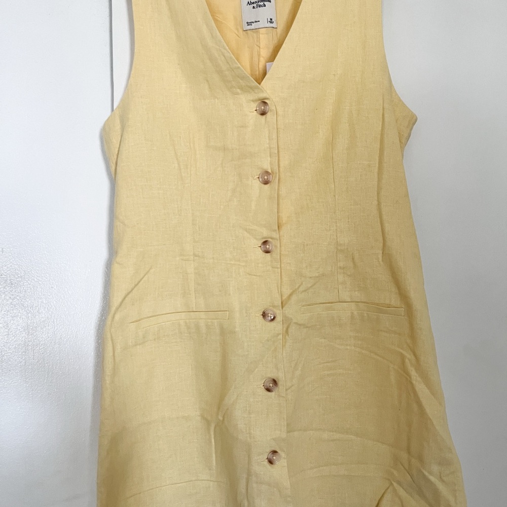 Abercrombie & Fitch Butter Yellow Dress